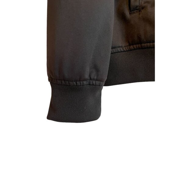 Starter Men's Large Track Jacket workout running Black Red Polyester Egypt Made - Picture 5 of 6